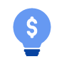 Most economical solution icon